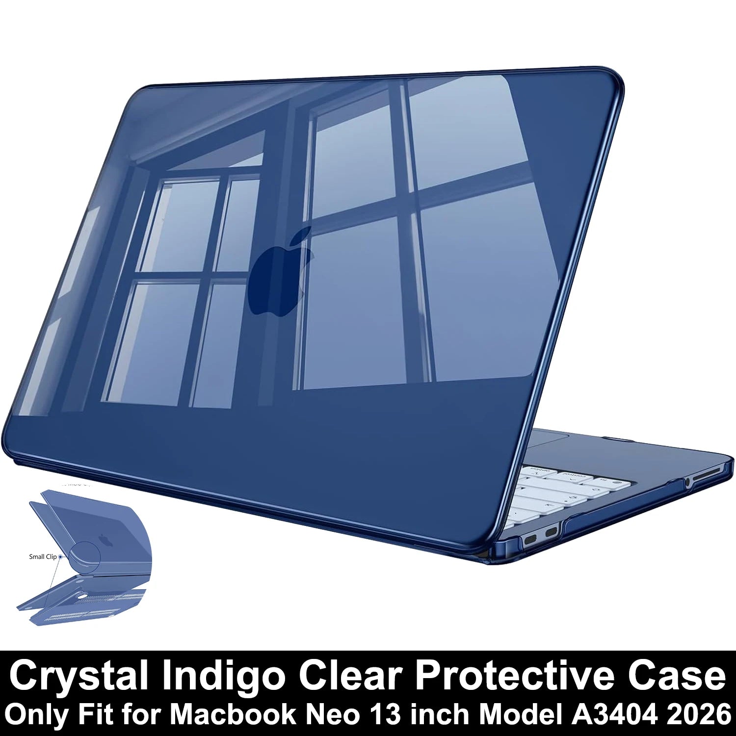Case For MacBook Neo 13 Inch A3404 (2026 Release) - Protective Ultra-Thin High Transparency Snap On Cover For A18 Pro Chip