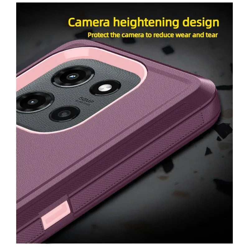 3-Laye Heavy Duty Hybrid Ott Defender Case For Motorola G Edge Play Stylus Power 5G 2026 2025 2024 2023 Shockproof Cover