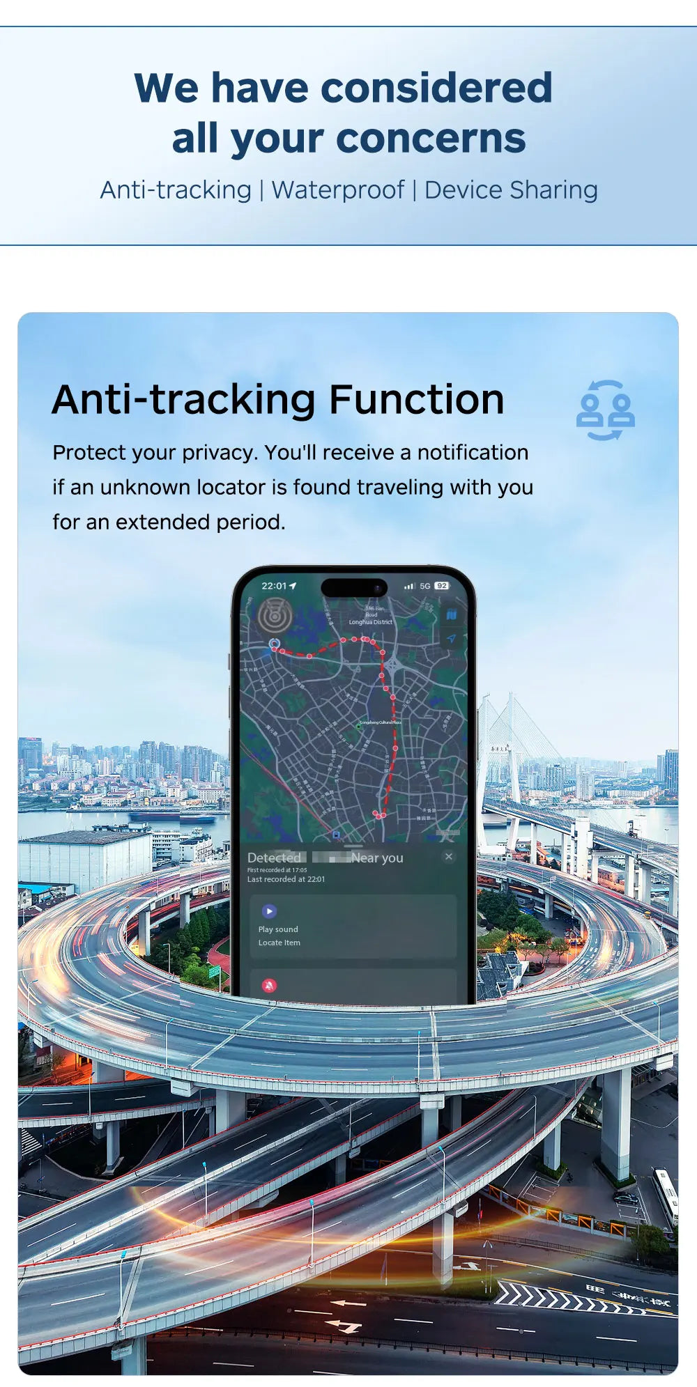 Original Color E-Ink Smart Keychain DIY Support Find My Find Hub Display Anti-Lost Locator Tracker
