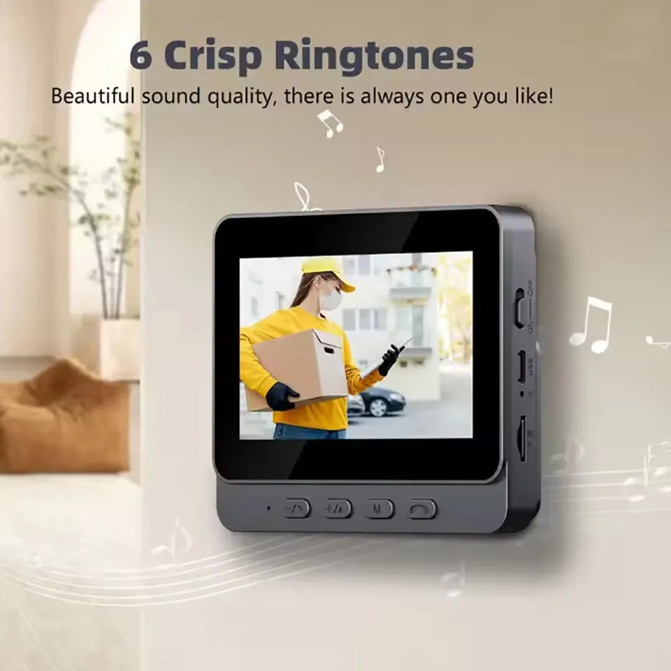 Doorbell Camera Smart Wireless 4G Video Intercom Camera Inteligente Night Vision 4.3 Inch HD Screen For Security Home Apartment