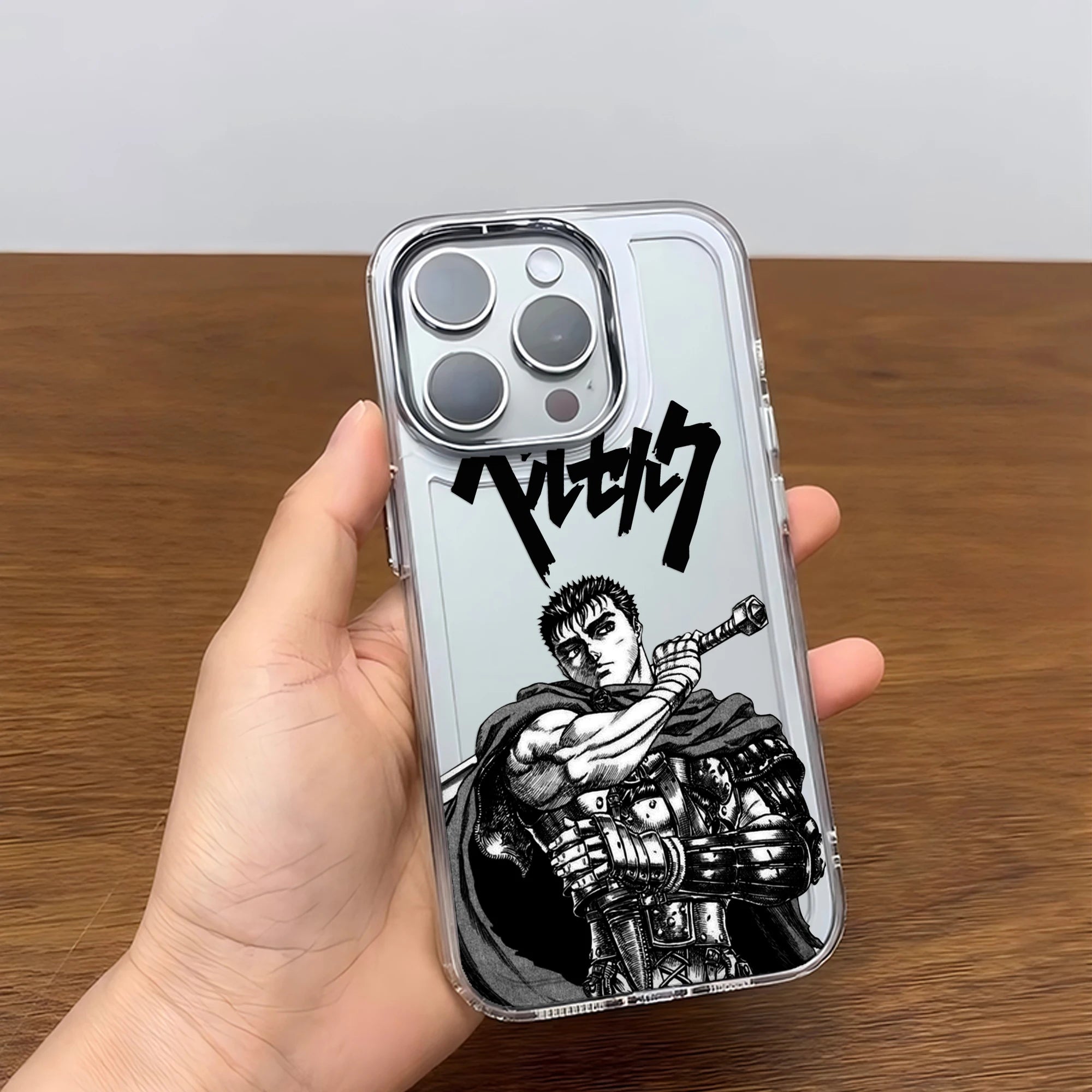 New Japanese Hot Blood Anime Berserk Guts Phone Case For iPhone 17 16e 16 15 14 13 12 11mini Pro Max X XR XSMAX 8 Air Plus Cover